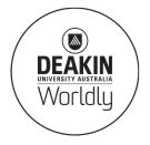 Deakin University, Melbourne logo